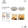 Westinghouse  15-1/2 in. Dia. White  Ceiling Medallion