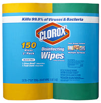 CLOROX DISINF WIPES 2PK