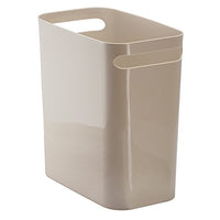 UNA CAN WASTEBASKET 12" TAUPE