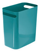 Interdesign 93230 10.8 X 6.5 X 12 Teal Una Waste Can