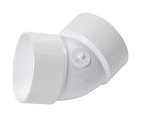 NDS Schedule 35 3 in. Hub each X 3 in. D Hub PVC Elbow