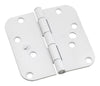 National Hardware 4 in. L White Door Hinge (Pack of 5)