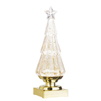 Raz LED Lighted Glitter Tree Table Decor 11.75 in.