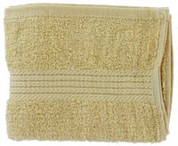 J & M Home Fashions 8617 13 X 13 Buttermilk Provence Washcloth (Pack of 3)