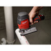 Milwaukee M12 12 V 1.5 A 2800 SPM Red Cordless T Shank Pistol Grip Jig Saw Kit