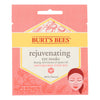 Burt's Bees Rejuvenating Eye Sheet Mask  - Case of 6 - .02 OZ