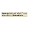 Bionaturae Pasta - Organic - 100 Percent Whole Wheat - Penne Rigate - 16 oz - case of 12