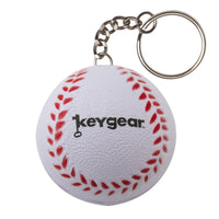 KeyGear Rubber White Stress Base Ball Key Holder