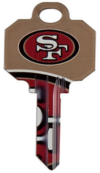 KW1 49ers Team Key (Pack of 5)