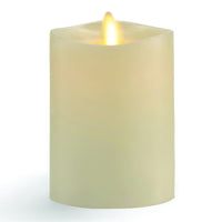 Matchless Darice Ivory Vanilla Honey Scent Pillar Flameless Flickering Candle 4.5 in. H x 3 in. Dia. (Pack of 4)