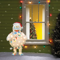 32" Rudolph 3D Pre-lit Yard Art Bumble with Light Strand