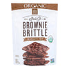 Sheila G's Organic Brownie Brittle - Chocolate Chip - Case of 12 - 5 oz.