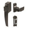 Prime-Line Black Aluminum Push Button Latch 1 pk