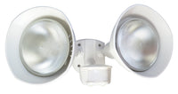 Designers Edge L6002Wh White Twin Head Flood Light