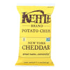 Kettle Brand Potato Chips - New York Cheddar - Case of 15 - 5 oz.