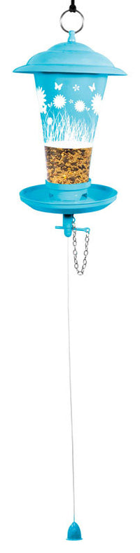 The Effortless Birdfeeder Plastic/Metal 3 lbs. Capacity Hanging Bird Feeder 10 H x 7.75 W in.