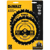 DeWalt 6-1/2 in. D X 5/8 in. S Tungsten Carbide Circular Saw Blade Set 18 and 24 teeth 2 pc