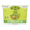 One Culture Foods Vietnamese Beef Pho Noodle Cup - Case of 8 - 1.88 OZ