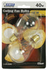 Feit Electric 40 W A15 Ceiling Fan Incandescent Bulb E17 (Intermediate) Soft White 2 pk