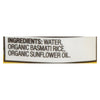 Tasty Bite - Rice Basmati - Case of 12 - 8.8 OZ