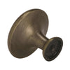 Amerock  Natures Splendor  Round  Cabinet Knob  1-5/16 in. Dia. 1-1/16 in. Elegant Brass  1 pk