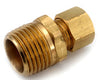 Amc 750068-0408 1/4" X 1/2" Brass Lead Free Connector