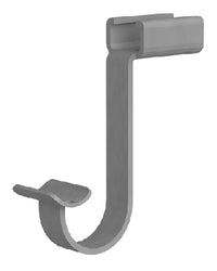 Wood Shelving Hang Rod Support Hook, Satin Nickel