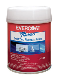 Evercoat Marine Boat Yard High Strength Polyester Fiberglass Resin 1 qt.