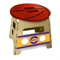 NBA - Los Angeles Lakers Folding Step Stool - 13in. Rise