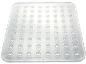 Interdesign 58660 12.24 X 11 Regular Clear Sink Cushion With Holes (Pack of 6)