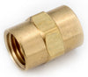 Amc 756103-04 1/4" Low Lead Brass Pipe Coupling