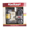 Kwikset  Lido  Polished Brass  Entry Lever and Deadbolt Set  ANSI/BHMA Grade 2  KW1  1-3/4 in.