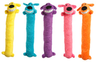 Multipet International 47712 12" Assorted Loofa Dog Toy