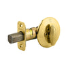 Kwikset Polished Brass Metal Deadbolt