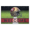 NFL - San Francisco 49ers Rubber Door Mat - 18in. x 30in.