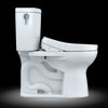 TOTO® WASHLET+® Drake® II 1G® Two-Piece Elongated 1.0 GPF Toilet and WASHLET+® S550e Contemporary Bidet Seat, Cotton White - MW4543056CUFG#01