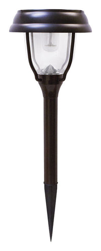 Gama Sonic  Brown  Solar Powered  LED  Garden Stake  1 pk