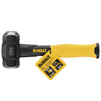 DeWalt 3 lb Steel Drilling Hammer 8-3/4 in. Fiberglass Handle