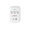 Monster Just Power It Up 0 ft. L 3 outlets Surge Protector White 1200 J