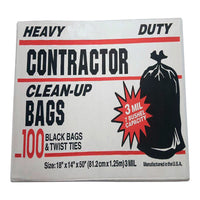 Primrose Plastics 42 gal Contractor Bags Twist Ties 100 pk