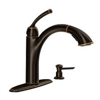 MEDITERRANEAN BRONZE ONE-HANDLE PULLOUT KITCHEN FAUCET