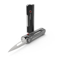 Nebo PAL+ 400 lm Black/Silver LED Flashlight, Power Bank and Folding Knife Combo