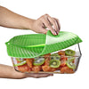 Charles Viancin 10 in. W X 13 in. L Green Silicone Large Banana Leaf Lid