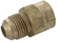 Brass Flare Female Union, 3/8 x 3/8-In.