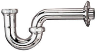 P-Trap Drain Pipe, Chrome-Plated, 17-Ga., 1.25 x 1.25-In.