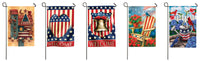 Meadow Creek Patriotic Garden Flag 42 in. H x 12-1/2 in. W (Pack of 16)