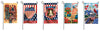 Meadow Creek Patriotic Garden Flag 42 in. H x 12-1/2 in. W (Pack of 16)