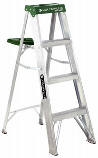 4-Ft. Step Ladder, Aluminum, Type II, 225-Lb. Duty Rating