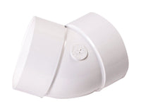 NDS Schedule 35 4 in. Hub each T X 4 in. D Hub  PVC Elbow