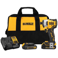 DEWALT 20V MAX ATOMIC 1/4 in. Cordless Brushless Impact Driver Kit (Battery & Charger)